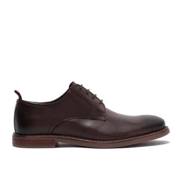 Brent Leather Plain Toe Derby